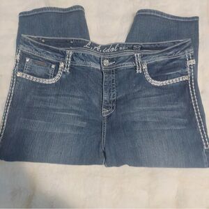 L.A. Idol Dark Blue Straight Leg Jeans